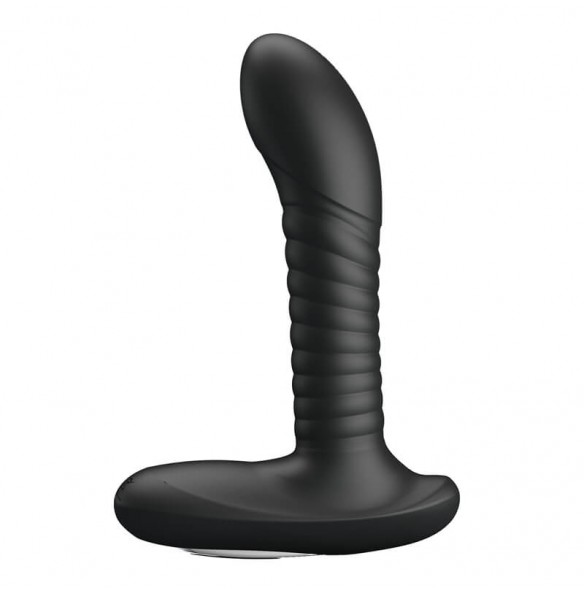MR PLAY - Rotating Beads Vibration Prostate Massager (Chargeable - Black) MR PLAY - Rotating Beads Vibration Prostate Massager (Chargeable - Black)